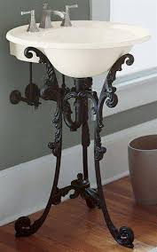 kohler cast iron pedestal & sink