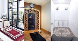 Namun begitu, tidak ramai yang tahu, amalan mengantung gambar kahwin atau pun gambar keluarga tidak dibenarkan di dalam islam. 7 Inspirasi Desain Mushola Dalam Rumah Popmama Com