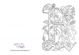 Color animal uppercase monkey, newt, octopus, pig, quail, and rabbit. Letter K Colouring Pages