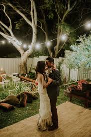 Chloe Jim Tied The Knot In Their Own Backyard Nouba Com Au Chloe Jim Tied T Small Backyard Wedding Backyard Wedding Dresses Backyard Wedding Photography