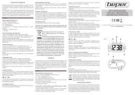 (genauso 2 uhr wie 14 uhr). R Sveglia Manuale Di Istruzioni Bell Clock Manualzz