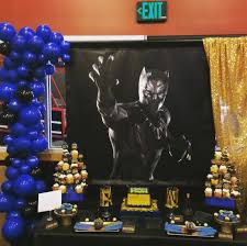 Black Panther Birthday Party Superhero Theme Party Black Panther Party Avenger Birthday Party