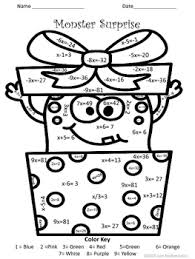This worksheet is easily accessible and can be incorporated into any of your this printable pdf worksheet can be viewed, downloaded and also printed. 35 One Step Equations Coloring Worksheet Pdf Free Printable Coloring Pages