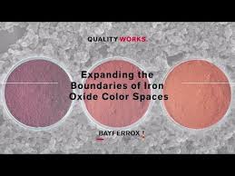 expanding the boundaries of iron oxide color spaces