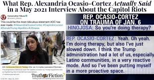 Aoc's point was about voter suppression and targeting. Aoc Announces She S In Therapy And Implies Lawmakers Effectively Served In War Interview Excerpt Truth Or Fiction