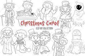These and more strange facts ahead. A Christmas Carol Digital Stamps Grafico Por Keepinitkawaiidesign Creative Fabrica