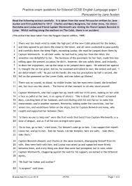 Really great for exam prep on aqa paper 1. Practice Exam Questions For Edexcel Gcse English Language Paper 1
