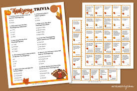Each question relates to the holiday and features a referenced answer. 60 Thanksgiving Trivia Questions And Answers Printable Mrs Merry