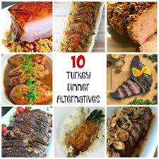 The pops of yellow feel happy and warm, so it still feels festive despite the lack of red, green, silver, etc. 10 Turkey Dinner Alternatives Traditional Thanksgiving Recipes Christmas Dinner Dishes Thanksgiving Entree