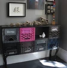 Trash To Treasure 10 Upcycled Products We Covet Plastic Crates Crate Furniture Diy Milk Crate Furniture