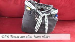 Stoffbeutel nähen ohne schnittmuster praktischer. Diy Einfache Tasche Nahen Aus Einer Alten Jeans Fur Nahanfanger Youtube