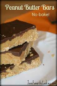 Peanut Butter Bars No Bake Recipe Peanut Butter Bars Baking Desserts