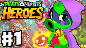 Plants vs. Zombies: Heroes - Gameplay Walkthrough Part 1 - Green Shadow  Hero & Intro! (iOS, Android) - YouTube