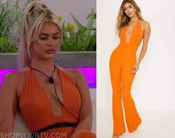 Waitress liberty is desperate for a summer of love after lockdown, but can she shake that habit of always going for the players? Love Island Season 7 Episode 33 Liberty S Orange Jumpsuit Shop Your Tv