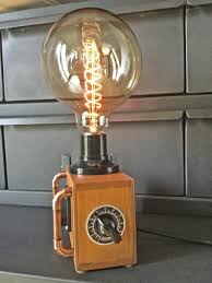 Industriale Steampunk Edison Loft Luminantic Lampada Di Posa Etsy Wood Lamp Design Edison Lamp Lamp Design