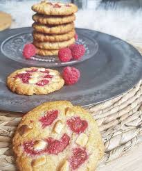 Cookies Framboises Chocolat Blanc Healthy Et Vegan By Flora B Cookies Et Biscuits Chocolat Blanc Chocolat
