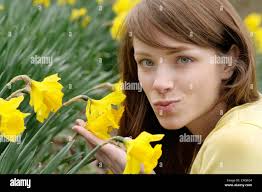Narcissus green eyes hi-res stock photography and images