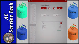 How To Use The Free Refrigerant Slider P T App R 22 Retrofit Comparisons