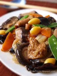 Luo Han Zhai Loh Han Chai Vegetarian Instead Of Using Lam Yue 2 Types Of Seasonings Oyster Sauce And Asian Vegetarian Recipes Recipes Asian Vegetables