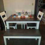 My dining chairs are more than just a place to sit, they are an easy and affordable way to bring a pop of style into your dining room. Blake Gray Chocolate Dining Storage Bench Bob S Discount Furniture