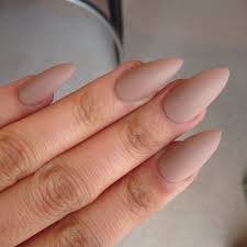 Gorgeous Matte Light Brown Stiletto Nails For The Lovely Emilyfordxx Stiletto Nails Designs Matte Stiletto Nails Brown Nails