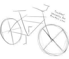 This Easy Tutorial Will Help You Learn To Draw A Cartoon Bicycle So Let S See How You Could Draw A Simple Bi Bicycle Drawing Bike Drawing Bicycle Painting