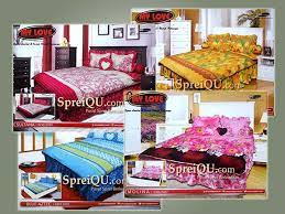120 cm x 200 cm x 22,5 cm (termasuk 1 pcs sarung guling dan 1 pcs. Motif Sprei My Love 2017 Spreiqu Sidoarjo