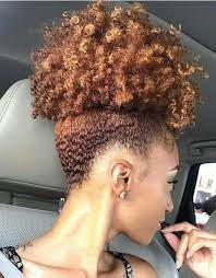 The best is always to experiment with your hair and. Light Brown Natural Hair In A High Bun Beautiful Dyed Natural Hair Hair Styles Curly Hair Styles