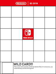 If you are just concerned with nintendo stuff, you can watch them stream it since they generally do directs these. User Blog Flameking6789 Nintendo E3 Bingo Fantendo Game Ideas More Fandom