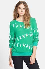 Wildfox Glowing Lights Sweatshirt Nordstrom Sweatshirts Sweaters For Women Sweaters