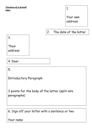 It is essential that structure of the formal letter follows these conventions, because they have to reflect official character. Formal Letter Writing Format And Structure Teaching Resources