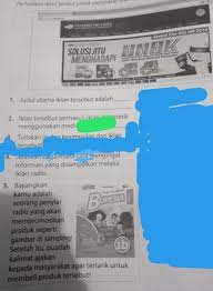 Judul utama iklan tersebut adalah. Tolong Ya Kak No 1 5 1 Judul Utama Iklan Tersebut Adalah Iklan Tersebut Brainly Co Id