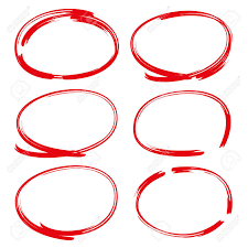Red circle logo round element design splash transparent. Red Hand Drawn Circle Highlighter Set Royalty Free Cliparts Vectors And Stock Illustration Image 58720179