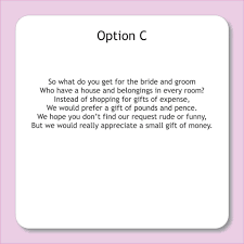 Pin By Robin Braybon On Wedding Invitations Monetary Gift Wording Wedding Bridal Shower Invitation Wording Wedding Gift Poem