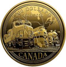 Rcm New Release 2019 Pure Gold Coin 100th Anniversary Of Cn Rail Coin Community Forum Gold Coins Coins Silver Coins