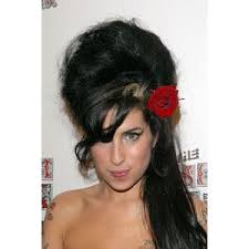 Amy winehouse want to do something awesome with your hair? Bee Hive With Red Flower Accessory Beehive Hairstyles Amazing Amy Amy Winehouse