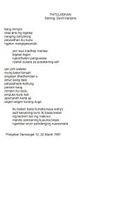 We did not find results for: Geguritan Jawa Lan Pesan Moral Boso Jowo Geguritan Adalah Faktor Resiko