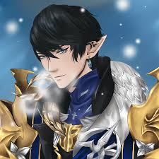 Fanart of crystal exarch from final fantasy xiv a5 format (210 x 148 mm) drawn only with ink pens. The Best 14 Aymeric Ffxiv Fanart