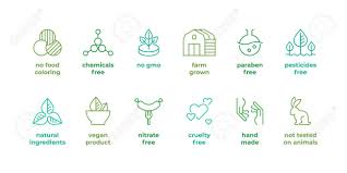 1,000+ vectors, stock photos & psd files. Eco Line Badge Natural Organic Logos Paraben Free Not Tested Royalty Free Cliparts Vectors And Stock Illustration Image 124419878