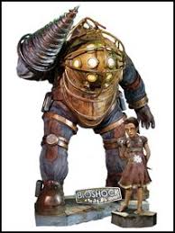 Bioshock Big Daddy And Little Sister Tattoo Lifesize Bioshock Big Daddy And Little Sister Statue Now It S 3000 Bioshock Big Daddy Bioshock Cosplay