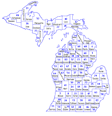 Mdhhs Michigan Counties Map County Map Alpena Michigan