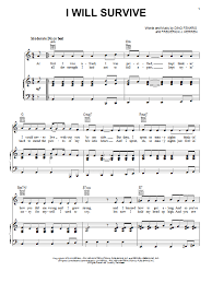 Kept trying hard to mend the pieces of my broken heart. Gloria Gaynor I Will Survive Sheet Music Notes Chords Lyrics Chords Download Pop 48067 Pdf