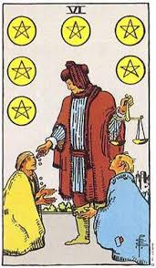 Do you need the tarot to access divine whispers or your. Six Of Pentacles Meaning Tarot Card Meanings Labyrinthos