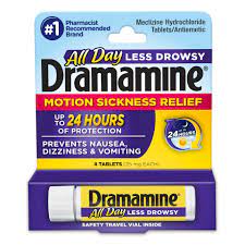 Maybe you would like to learn more about one of these? Dramamine All Day Less Drowsy