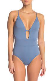 Becca Plunge One Piece Swimsuit Nordstrom Rack Plunging One Piece Swimsuit One Piece Swimsuit One Piece