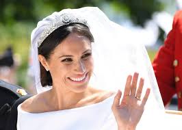 The bejeweled floral headpiece was given to harry's great grandmother as a wedding gift. Meghan Markle S 2018 Royal Wedding Tiara Facts Popsugar Fashion