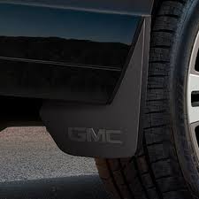 Molded Rear Splash Guards In Black With Gmc Logo Gmc Accessories