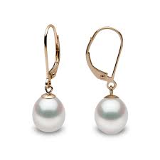 The values provided in this guide are for round cultured pearls. 9mm Cultured Freshwater White Pearl Earrings 18ct Yellow Gold Costco Uk