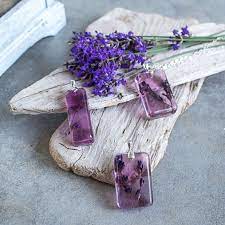 Diy Lavender Resin Flower Pendant Lavender Jewellery Resin Jewelry Making How To Make Necklaces