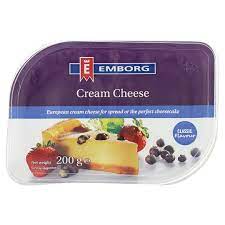 Sink your sweet tooth into this crisp, golden shell that's bursting with blueberry and cream cheese goodness. Emborg Classic Flavour Cream Cheese 200g Tesco Groceries